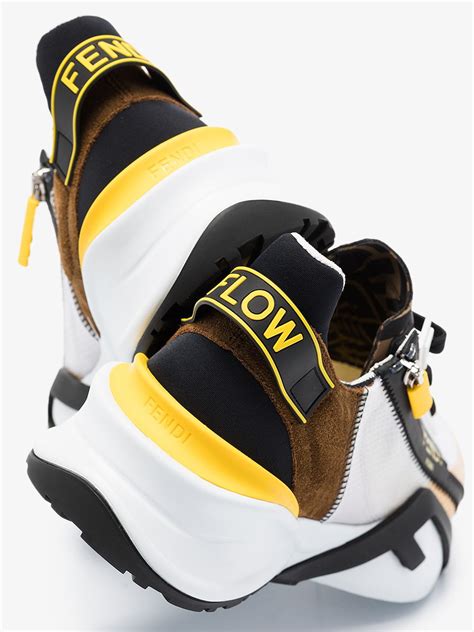 fendi flow low-top sneakers|fendi flow sneakers men's.